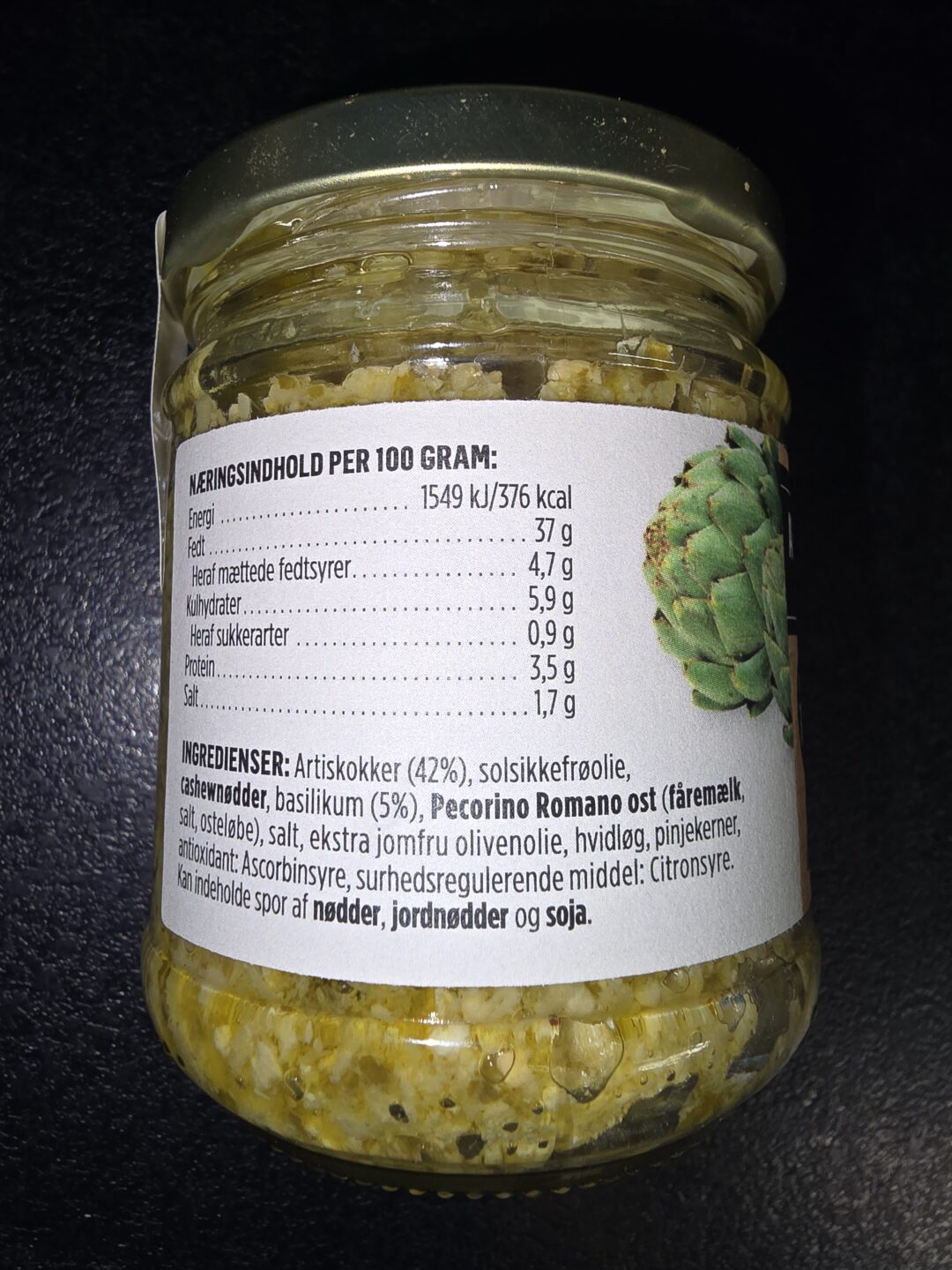 artiskok pesto