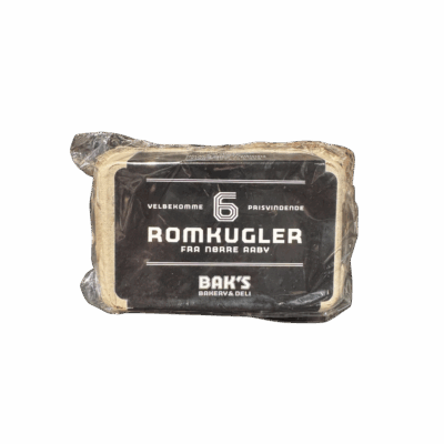 Bak’s romkugler fra Nr. Åby, 6 almindelige