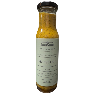 De 5 Gaarde dressing Urter 250 ml.