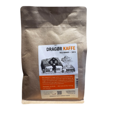 Dragør kaffe i hele bønner fra Hedekaffe 300 g.