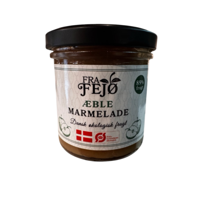 Fejø økologisk æblemarmelade 89% frugt 150 g.