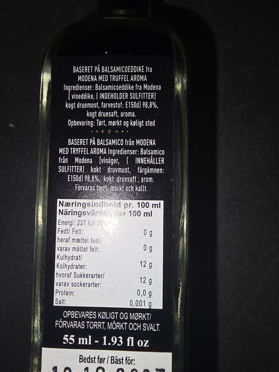 Balsamico med trøffel