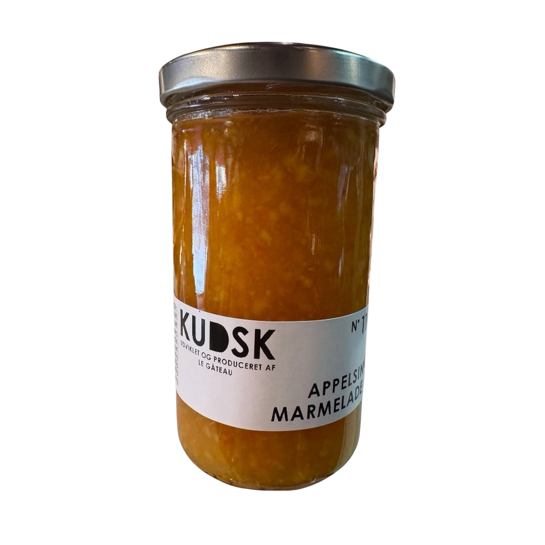 Kudsk marmelade med appelsin 300 g.