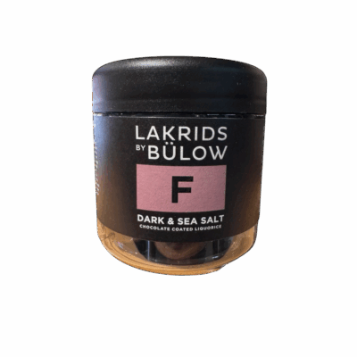 Lakrids by Bülow F dark & sea salt Lille bøtte 