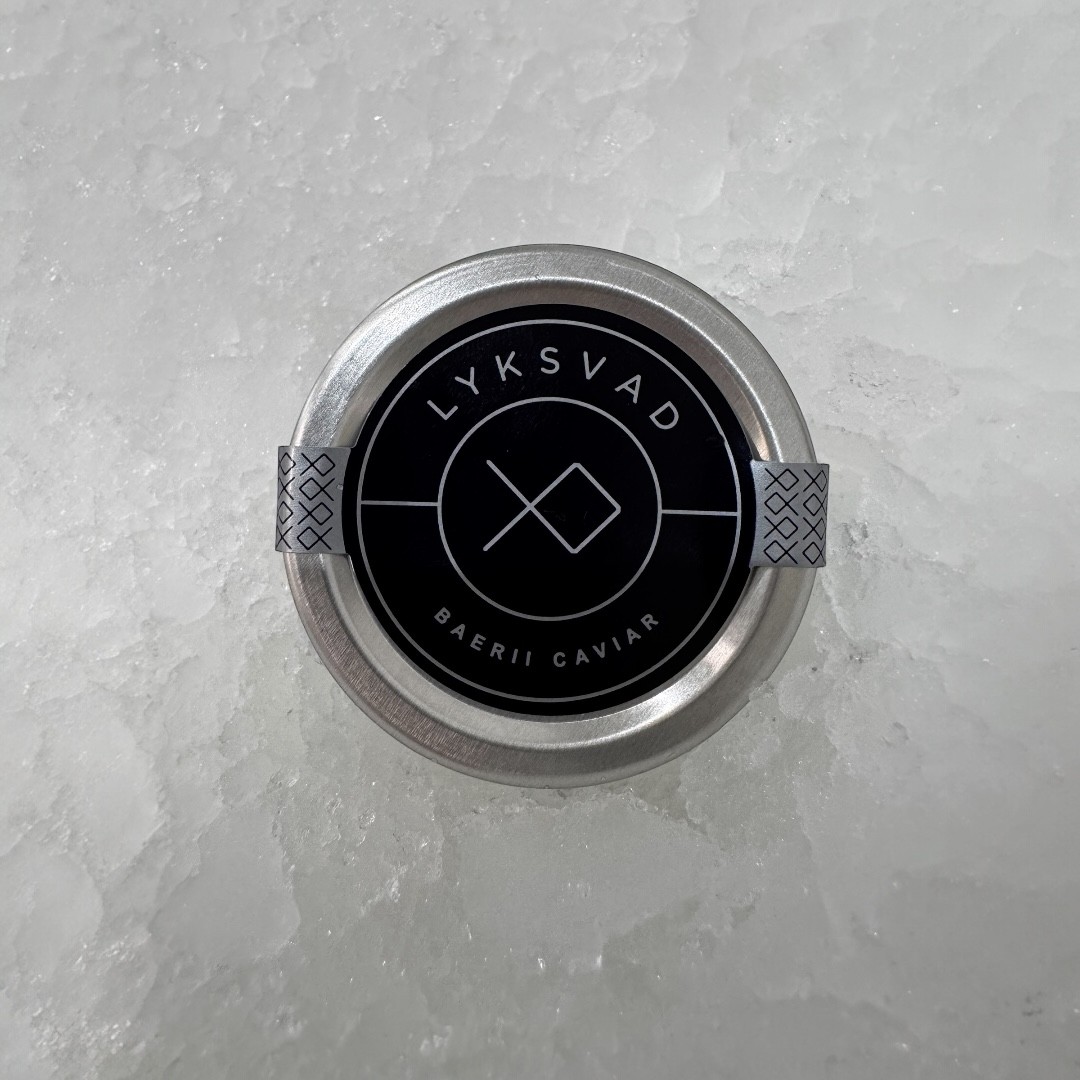 Lyksvad Baerii caviar 30 g. dåse
