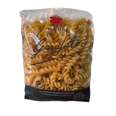 Rigatoni italiensk Garofalo Fusilli 500 g.