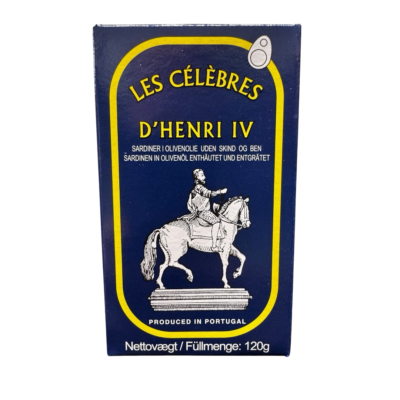 Sardiner i olivienolie uden skin og ben 120 g.